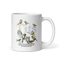 Tieten Witte glanzende mok - 11 ons