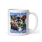 Minimumloon Maximale Woede Witte glanzende mok