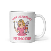 Prinzessinnen-Tasse in Weiß, glänzend