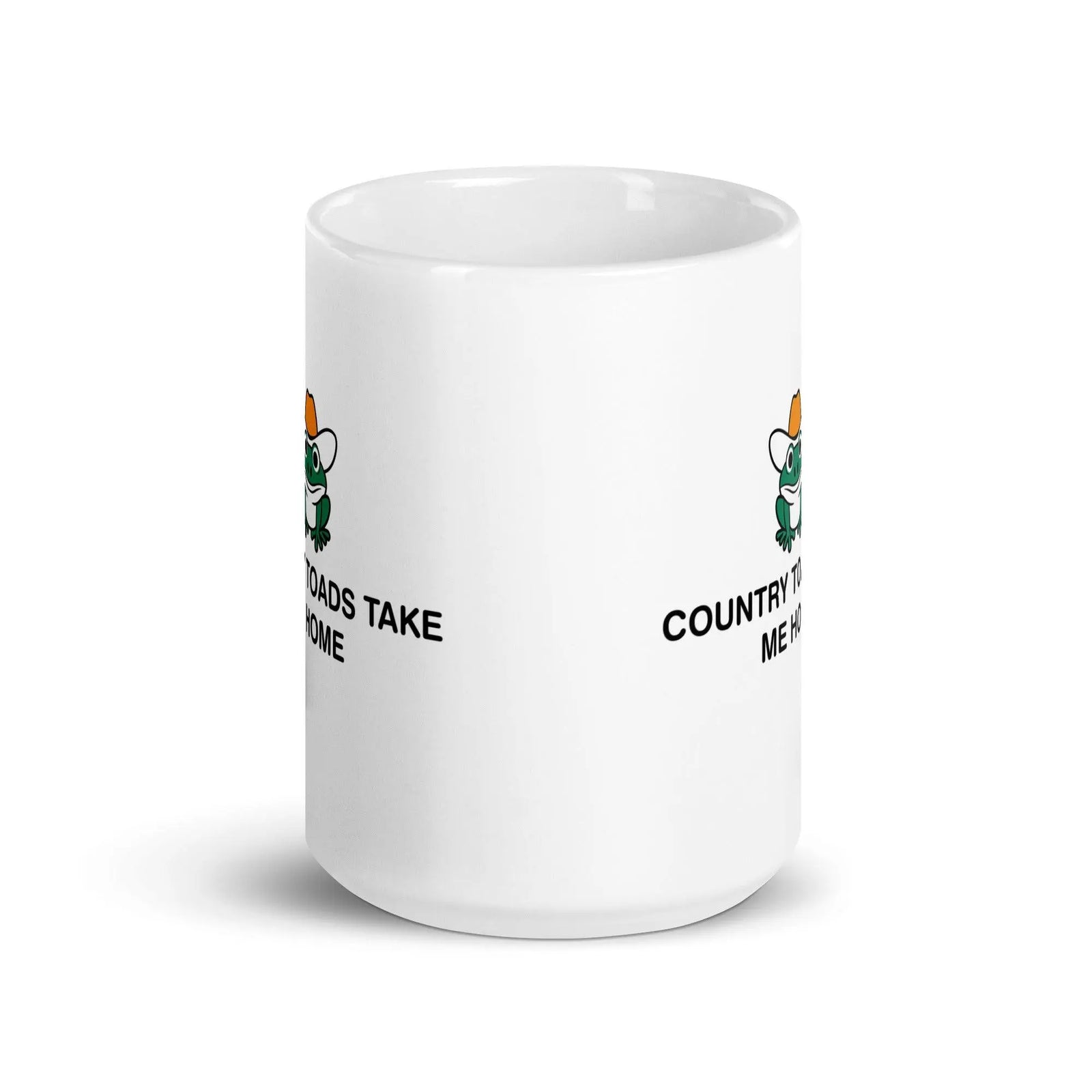 Country Toads Take Me Home White glossy mug - Orbital Clothing