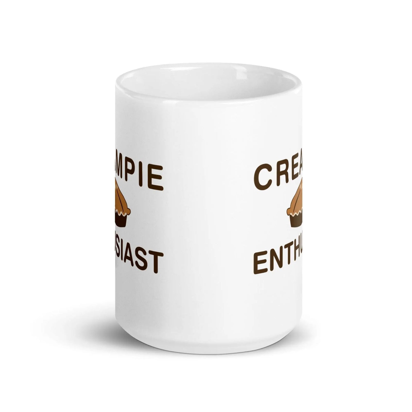Creampie Enthusiast White glossy mug - Orbital Clothing