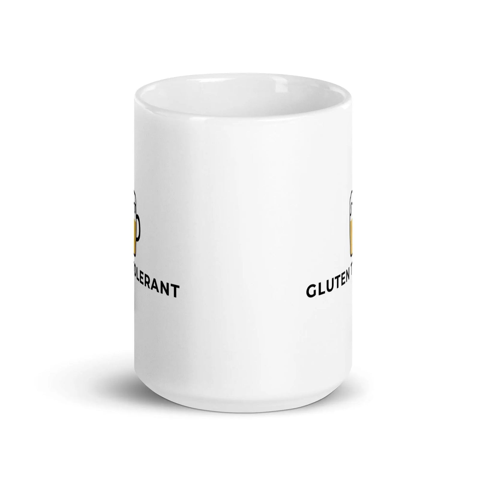 Gluten Tolerant White glossy mug - Orbital Clothing