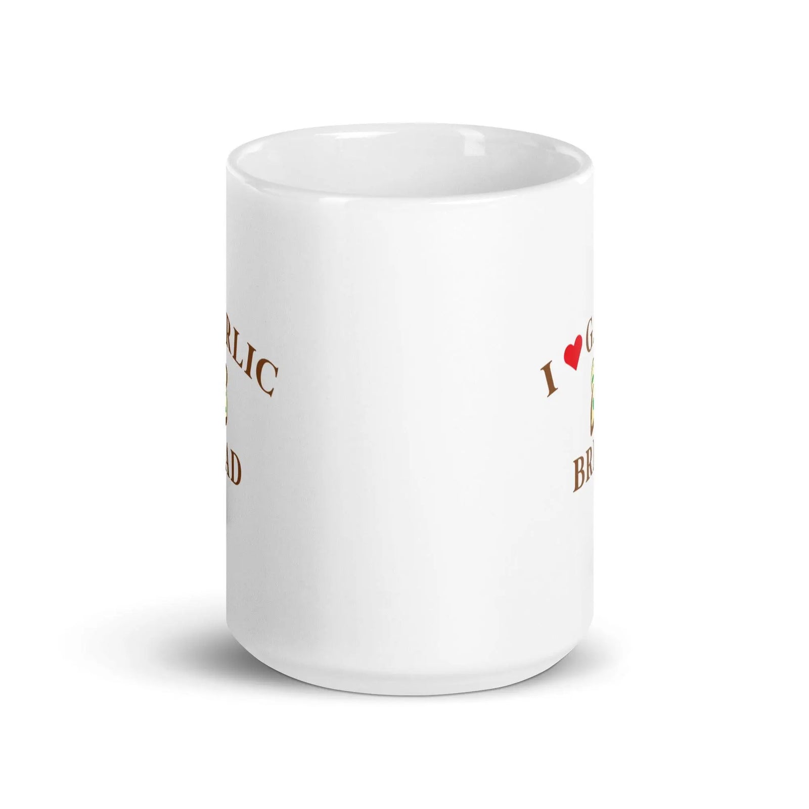 I Love Garlic Bread White glossy mug - Orbital Clothing