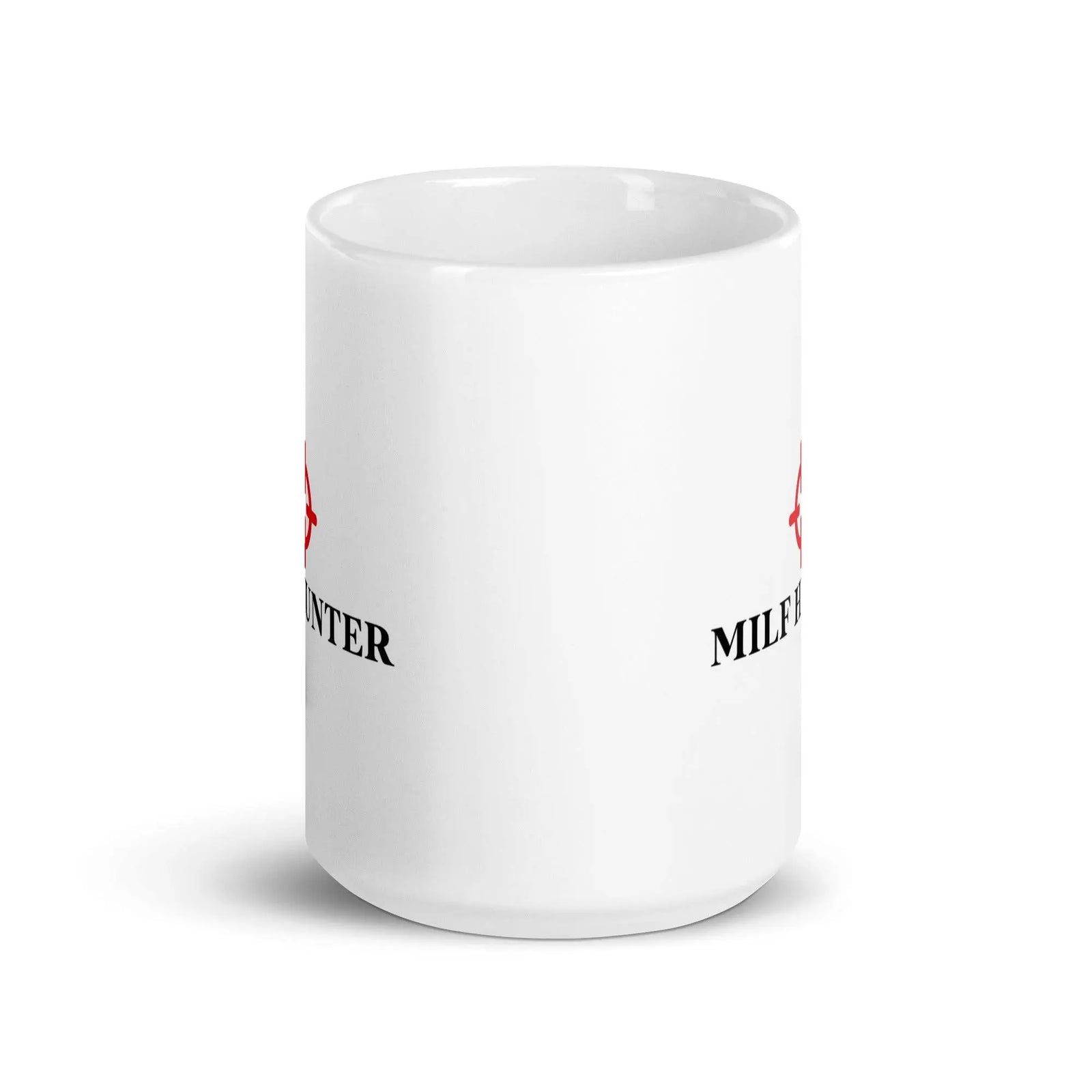 Milf Hunter White glossy mug - Orbital Clothing