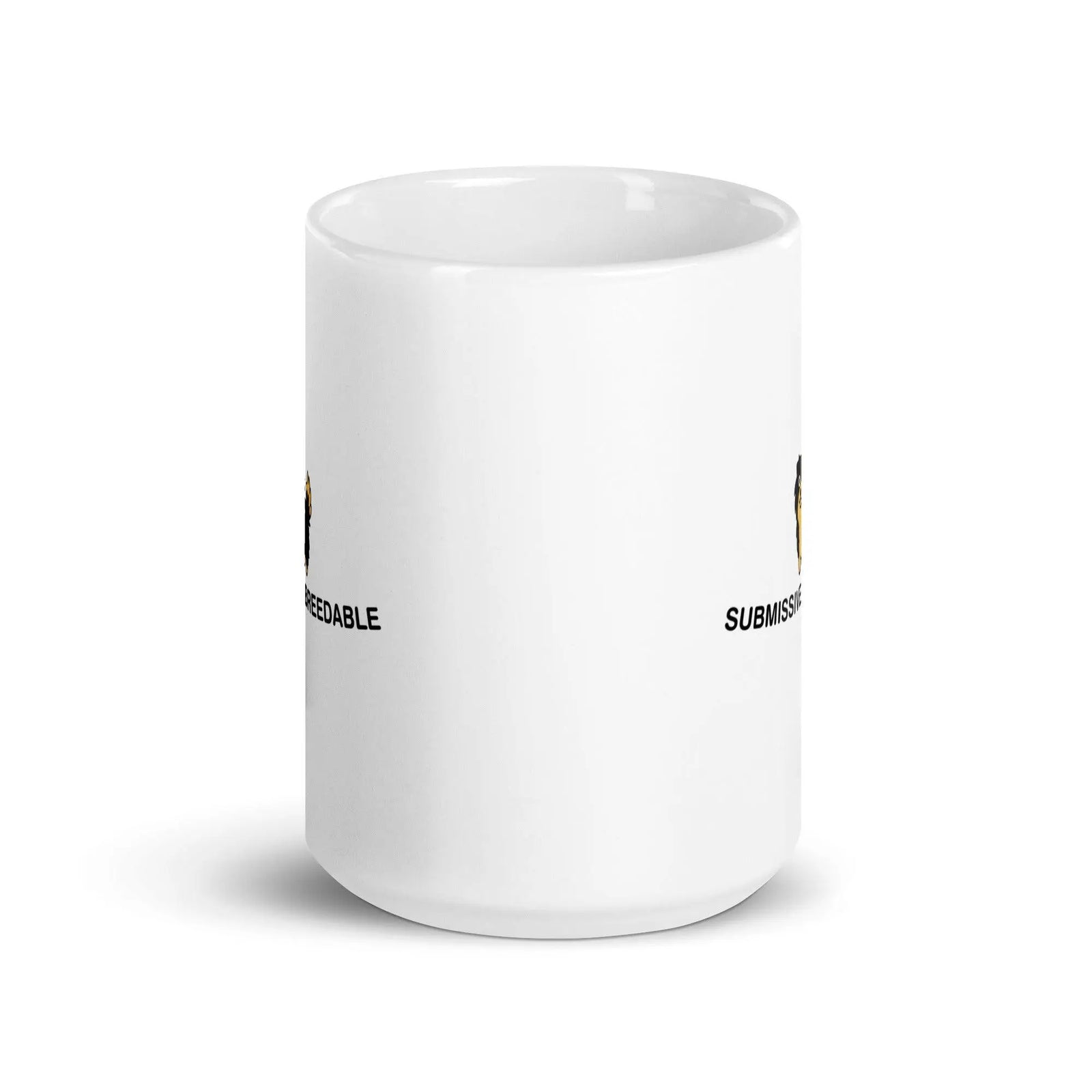 Submissive and Breedable White glossy mug - Orbital Clothing