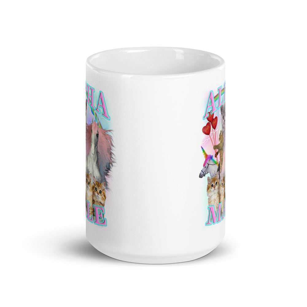 Alpha Male OG Design! White glossy mug