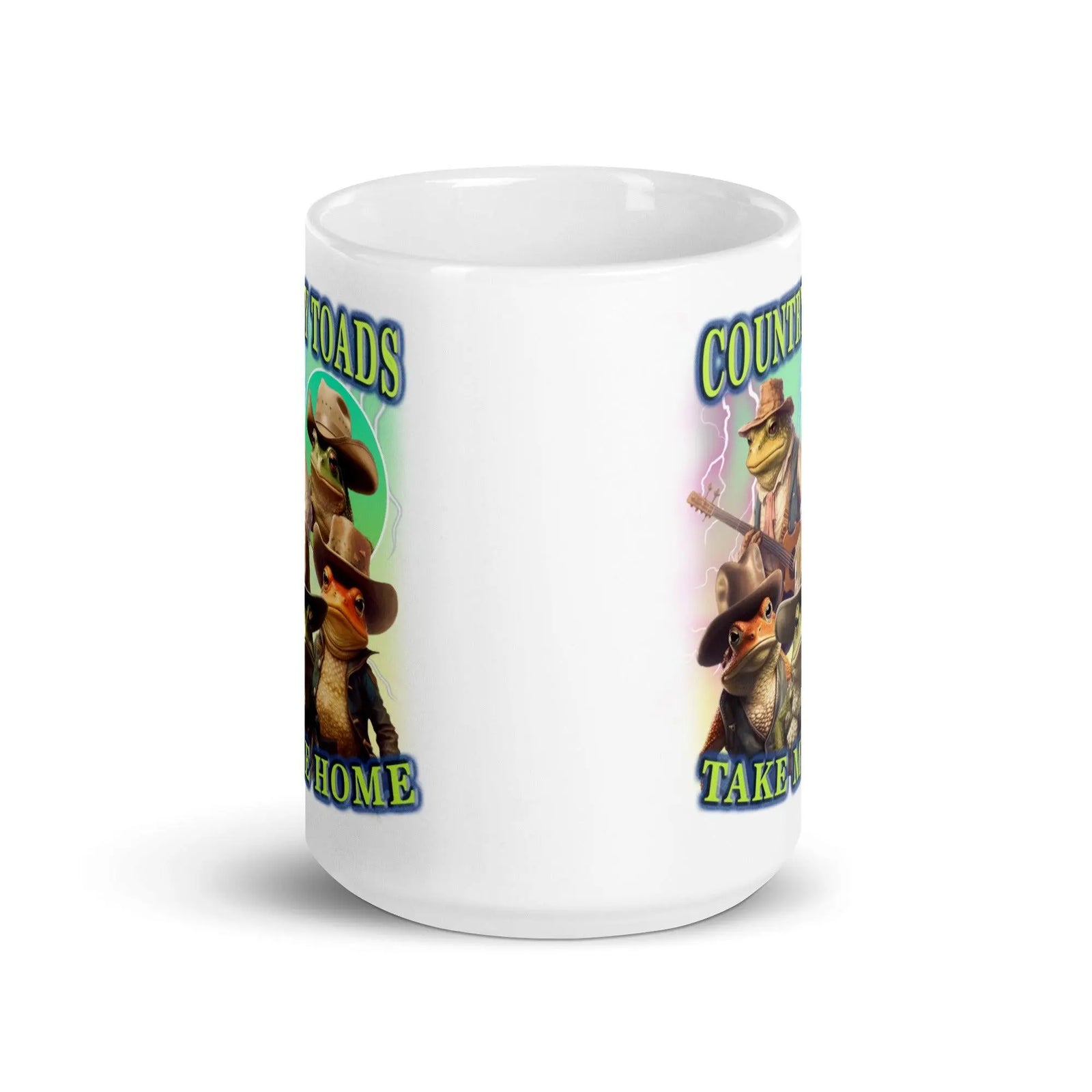 Country Toads Take me Home White glossy mug - Orbital Clothing