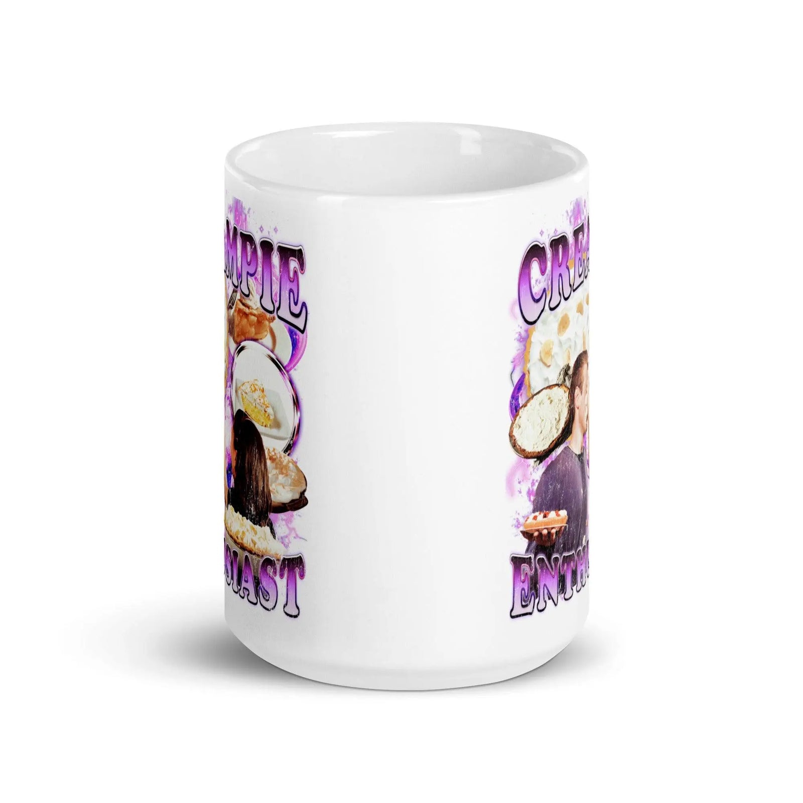 Creampie Enthusiast White glossy mug - Orbital Clothing