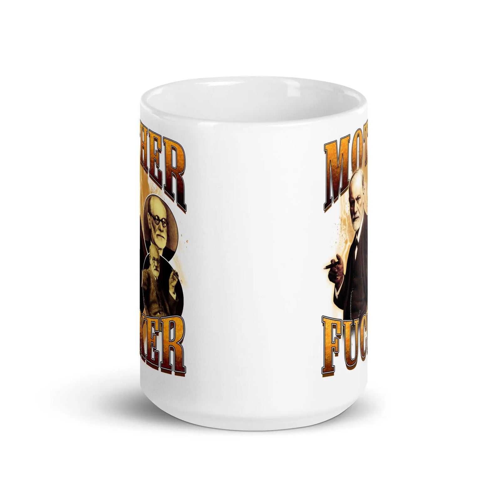 Mother Fucker White glossy mug - Orbital Clothing