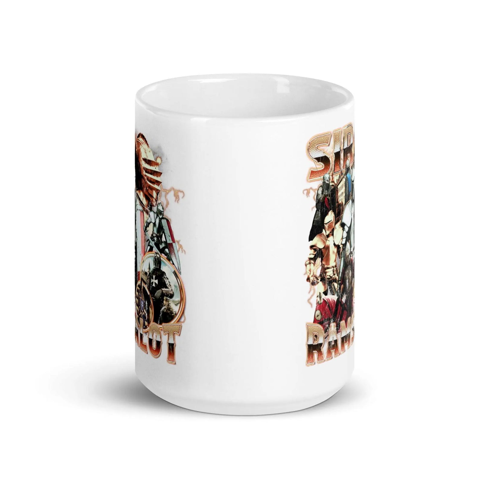 Sir Ramsalot White glossy mug - Orbital Clothing