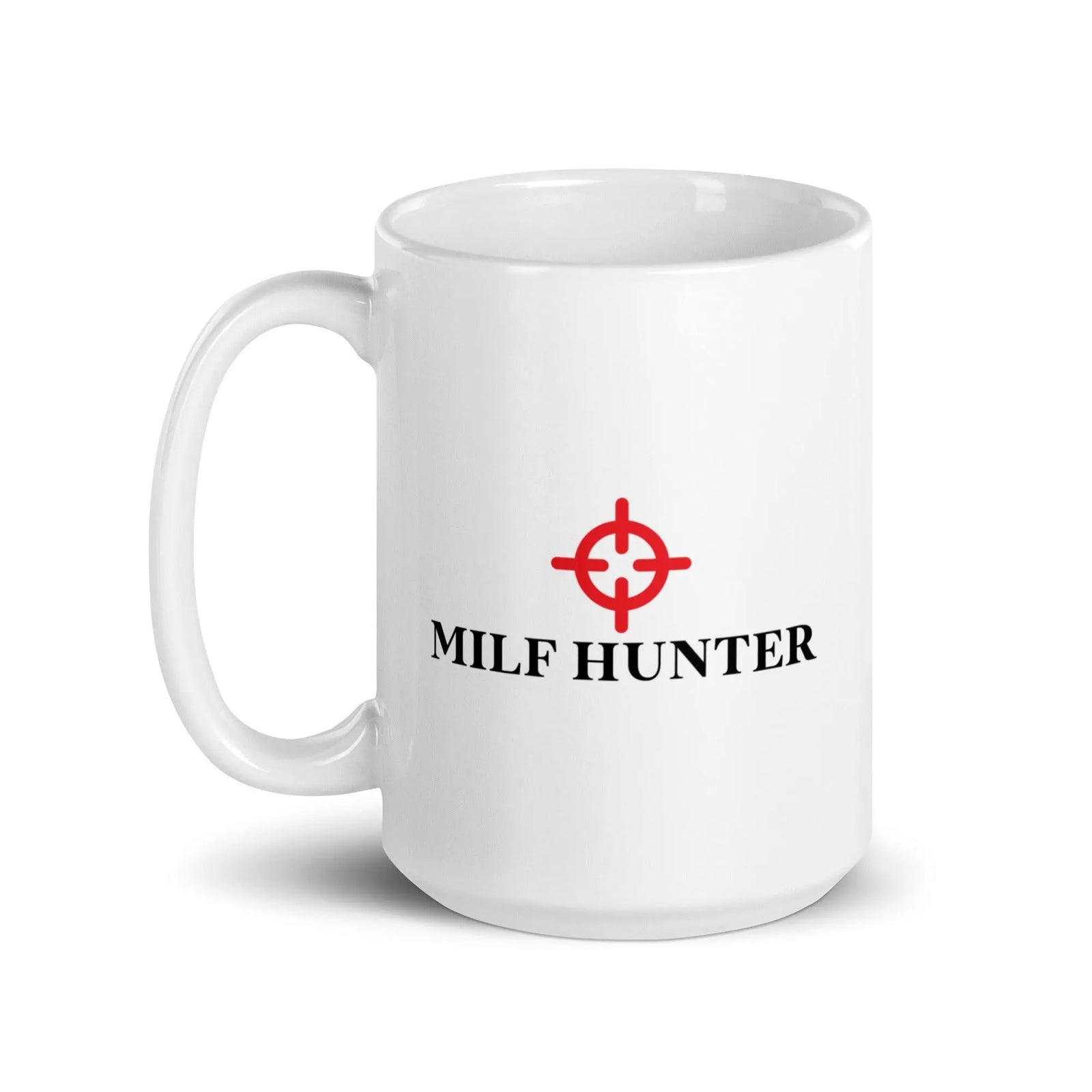 Milf Hunter White glossy mug - Orbital Clothing