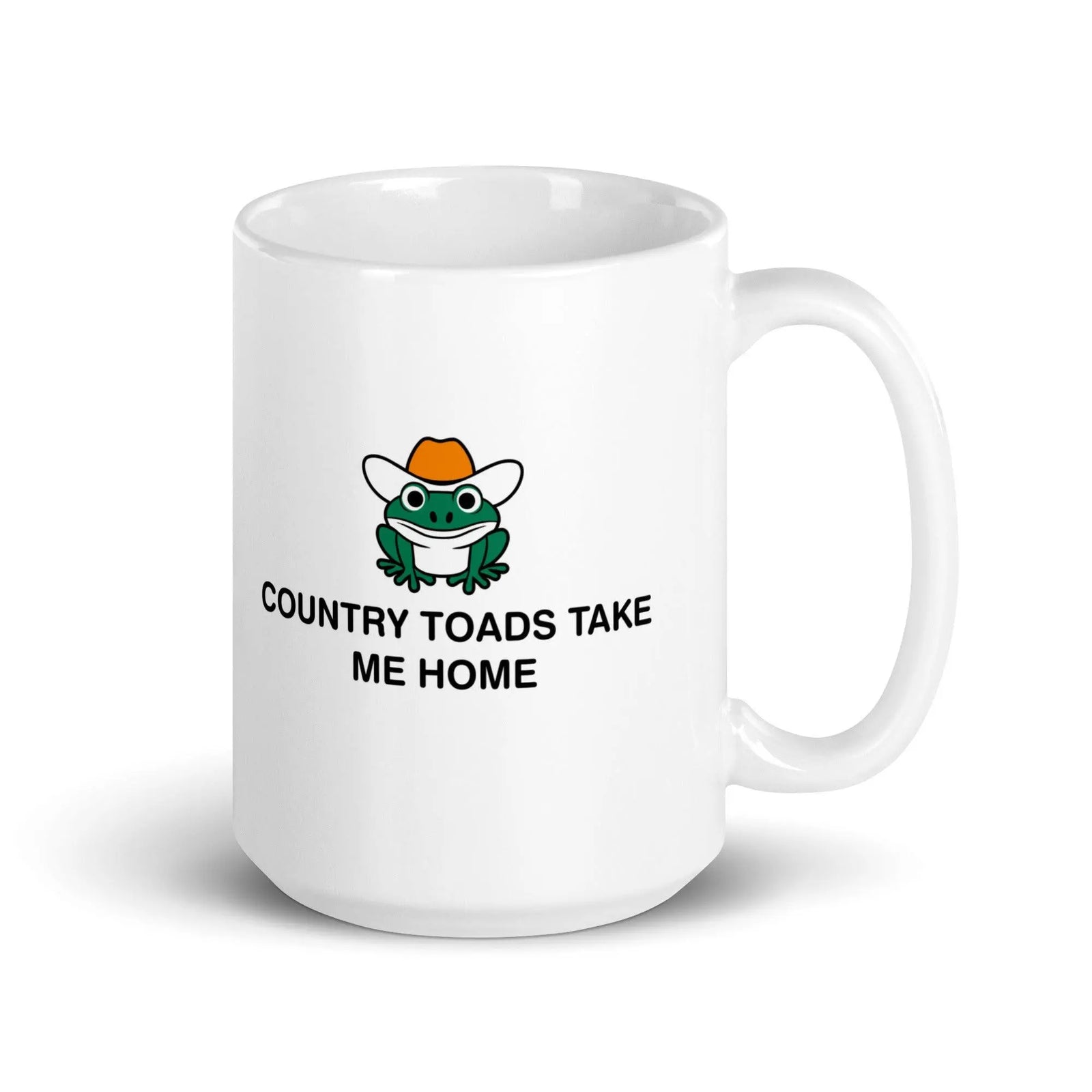 Country Toads Take Me Home White glossy mug - Orbital Clothing