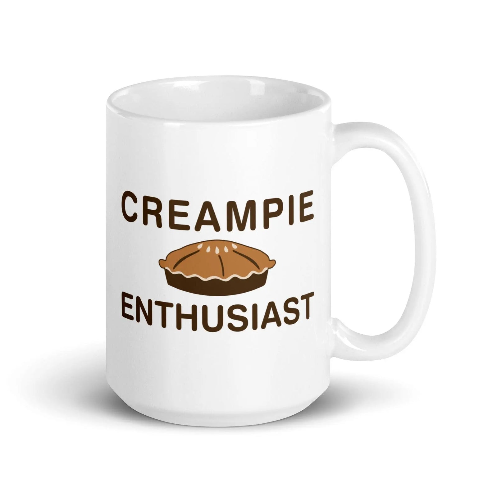 Creampie Enthusiast White glossy mug - Orbital Clothing