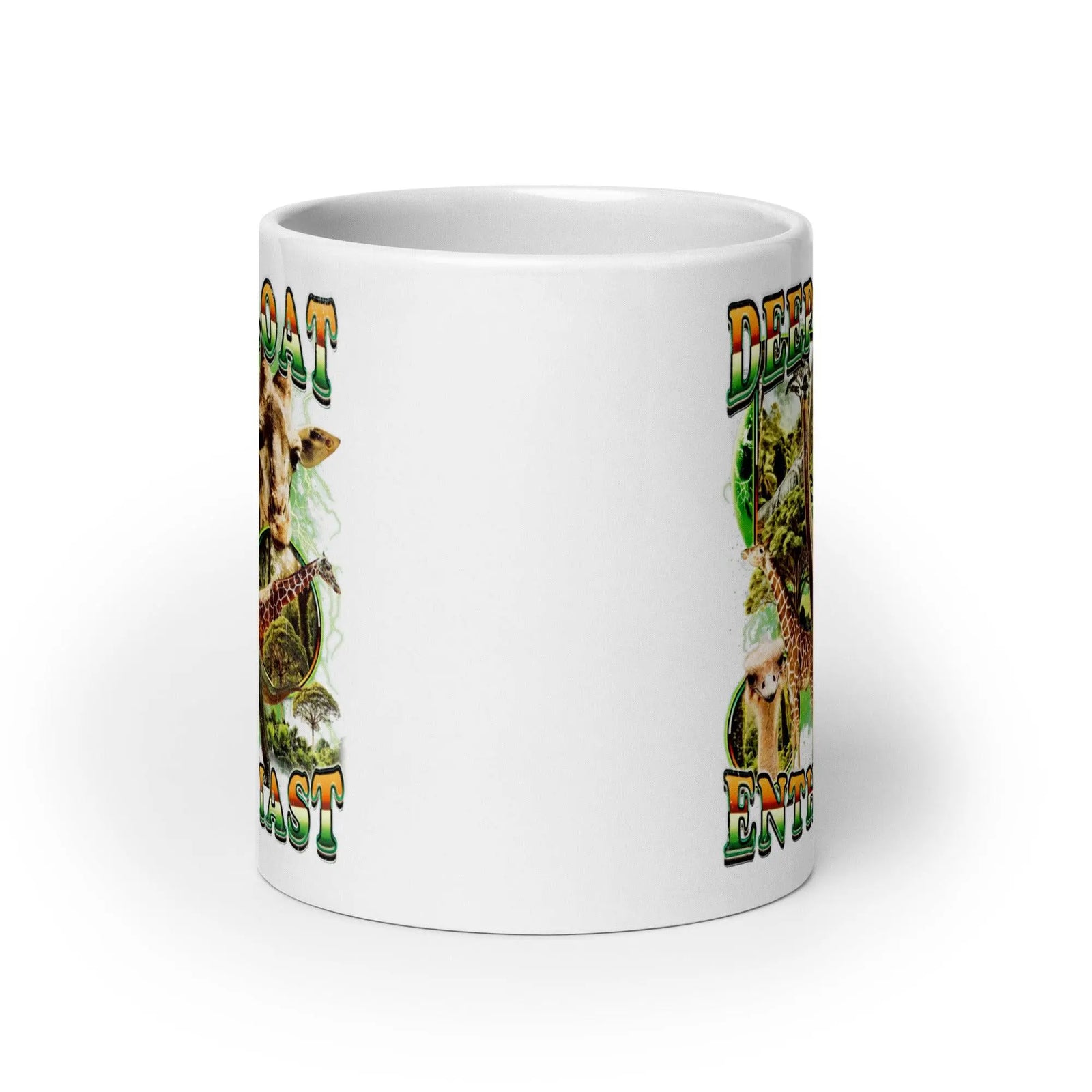 Deepthroat Enthusiast White glossy mug - Orbital Clothing