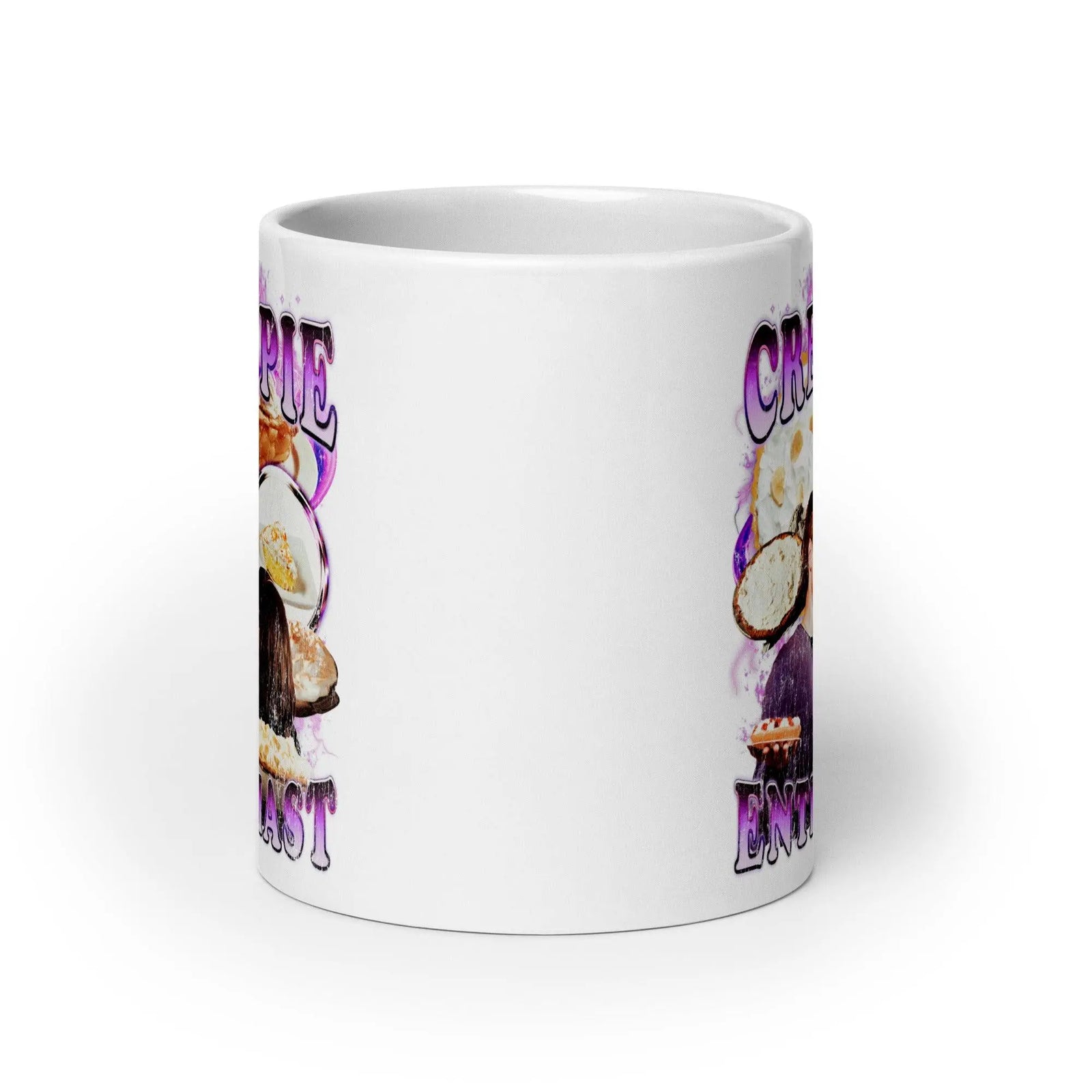Creampie Enthusiast White glossy mug - Orbital Clothing
