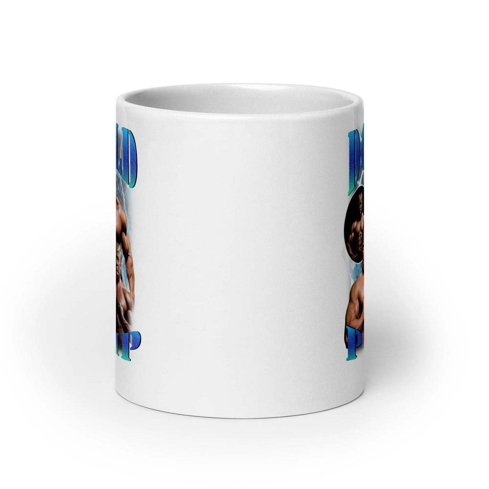 Donald Pump White glossy mug - Orbital Clothing