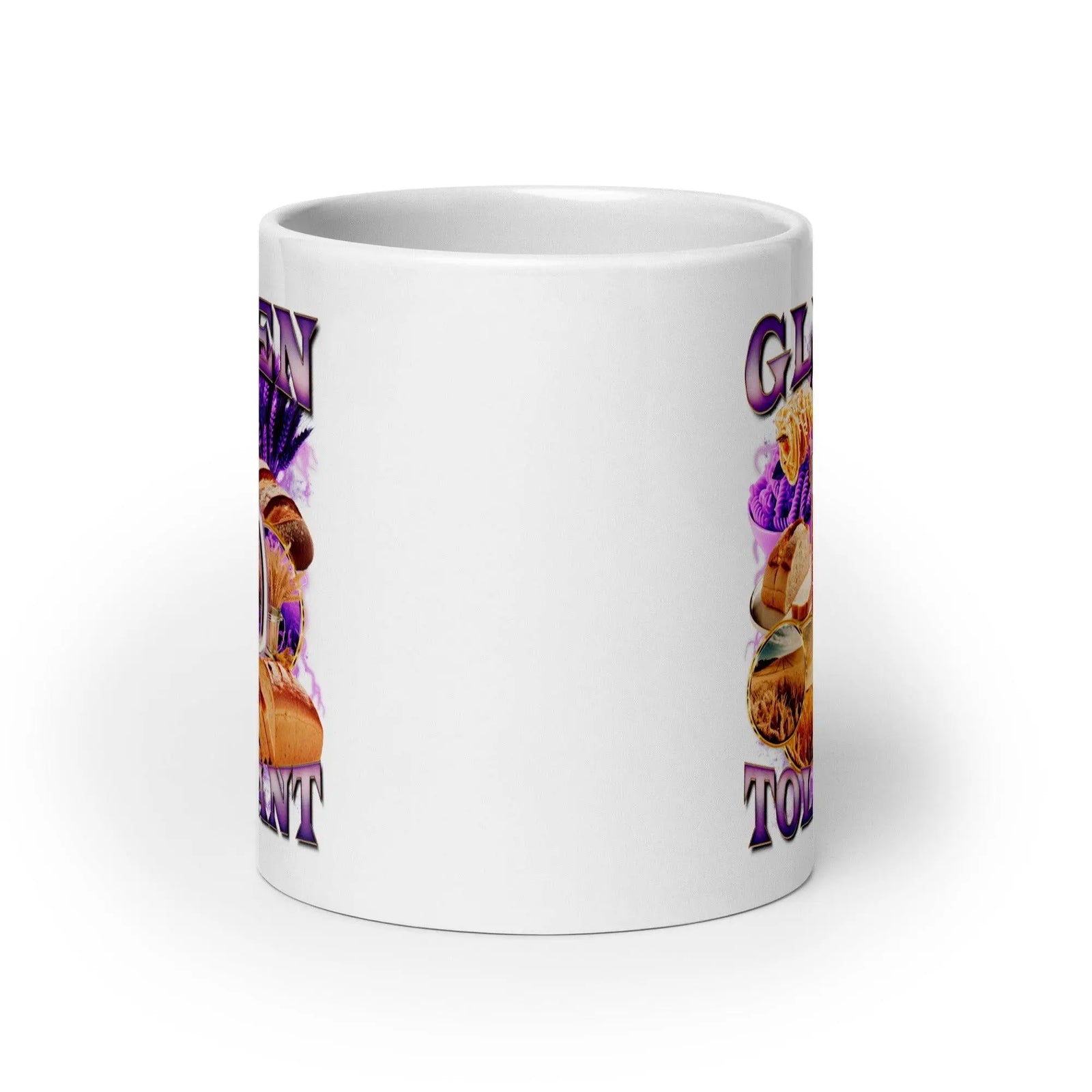 Gluten Tolerant White glossy mug - Orbital Clothing