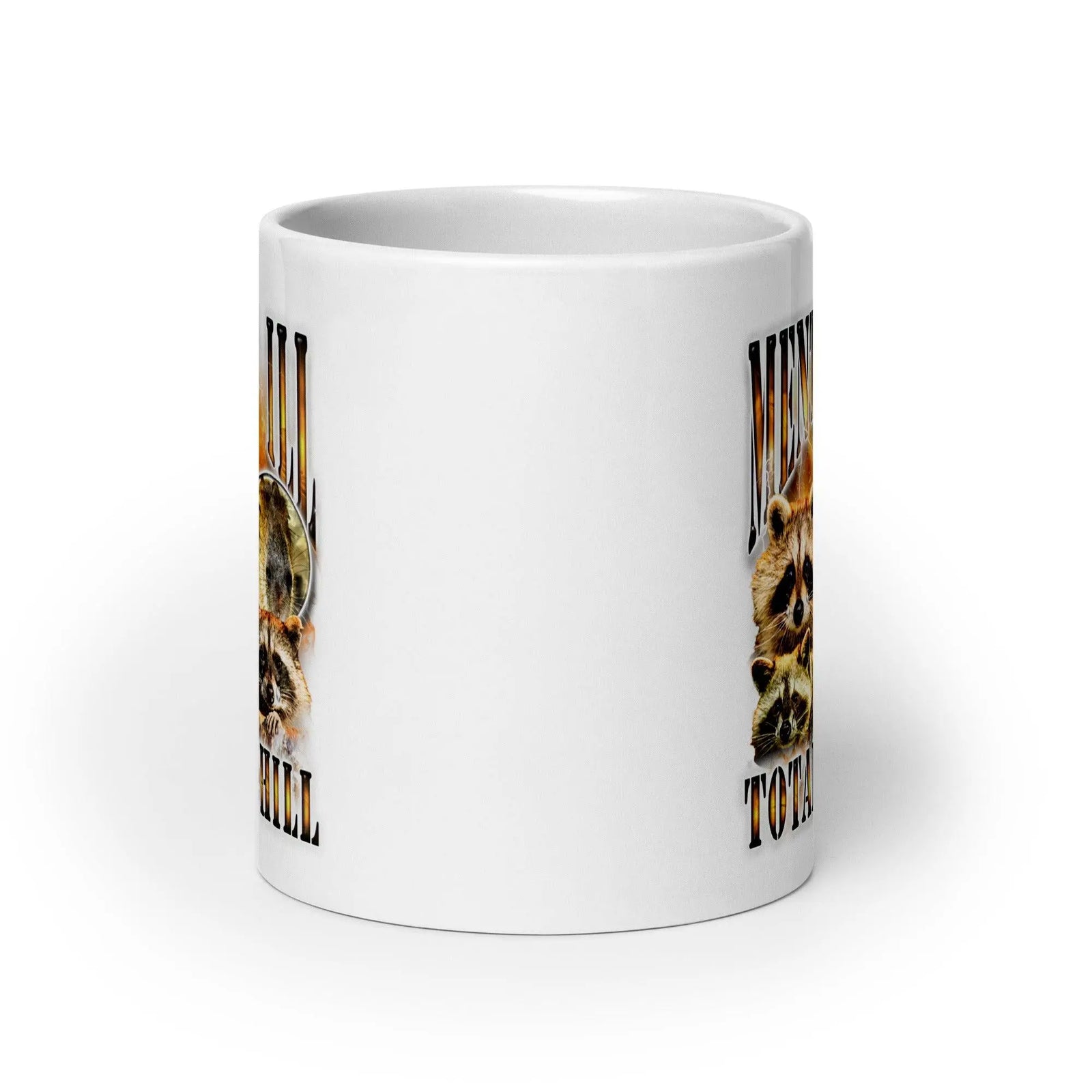 Mentally Ill Totally Chill White glossy mug - Orbital Clothing