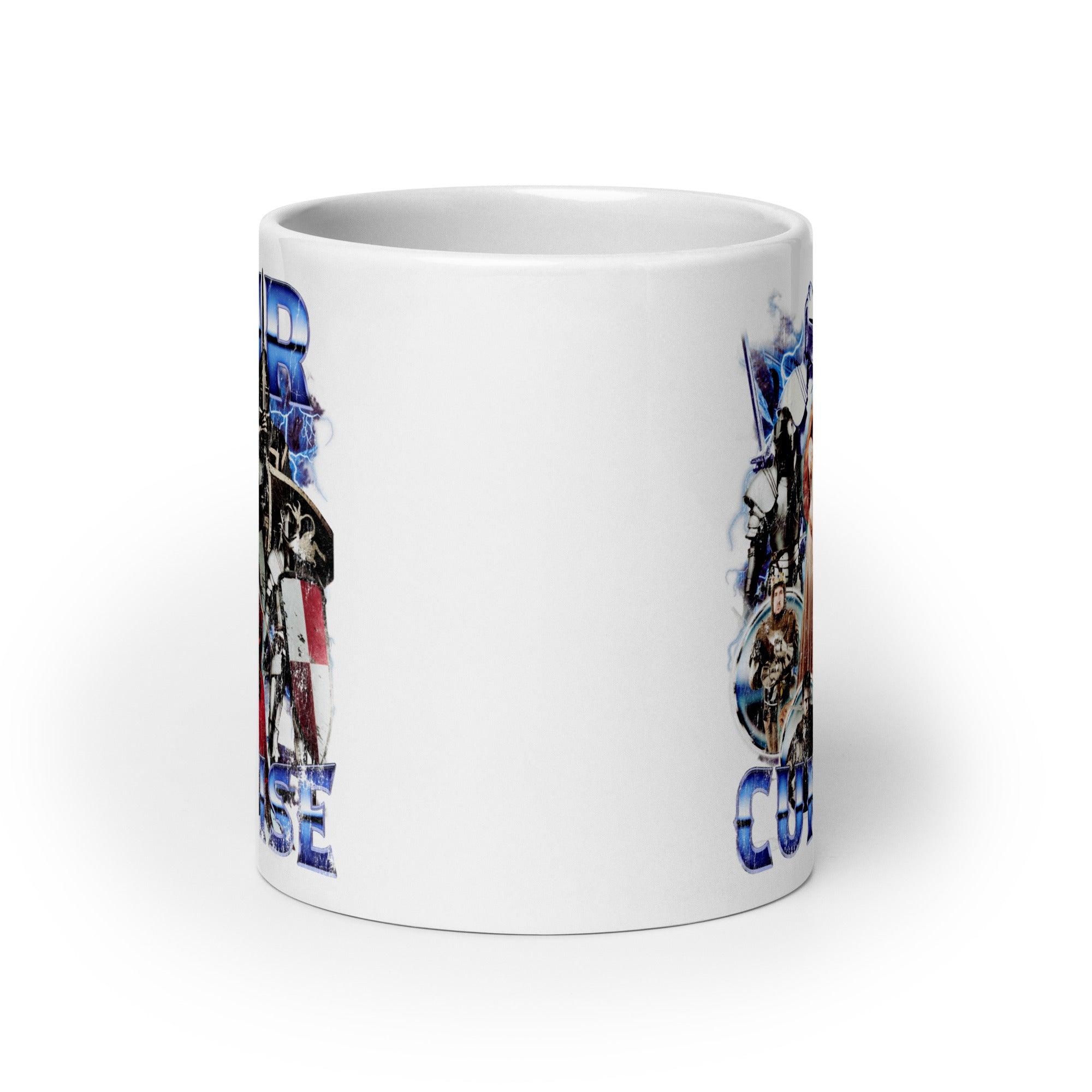 Sir Cumcise White glossy mug - Orbital Clothing