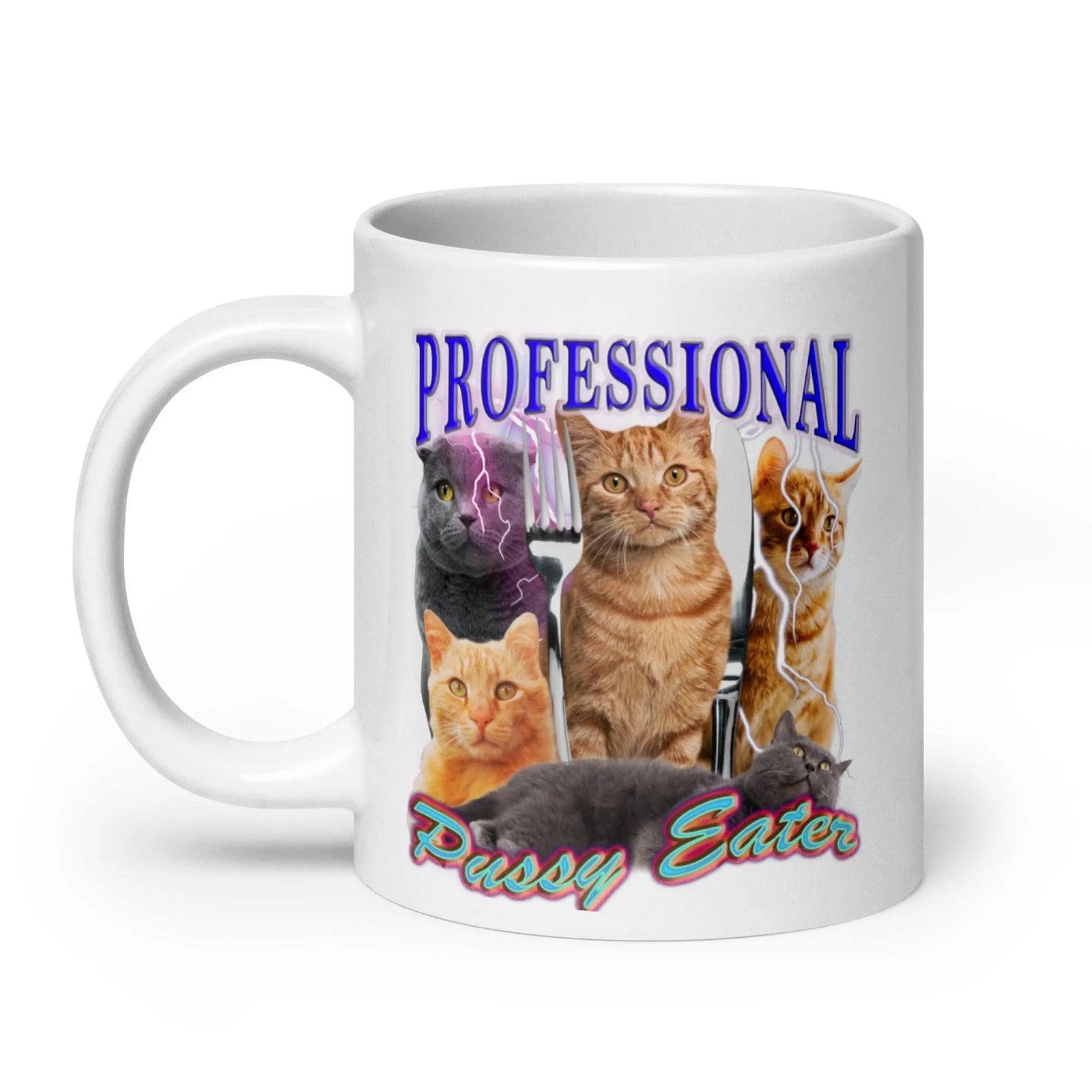 Professional Pussy Eater White glossy mug - Orbital Clothing