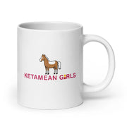 Ketamean Girls Weißer glänzender Becher