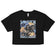 Ik hou van knoflookbrood Dames crop top