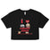 I Love Girthy Hogs Dames crop top