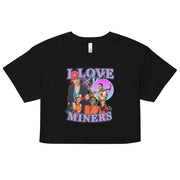 I Love Miners Damen-Crop-Top