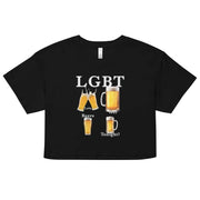 Lass uns heute Abend ein Bier trinken gehen. Damen-Crop-Top
