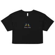 Nice Tits (embroidered) Women’s crop top