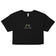 Mooie tieten (geborduurd) Dames crop top