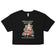 Tell me what you want what you really really want Father Christmas Santa crop top