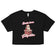 Santa Loves Going Down crop top