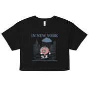 In New York Concrete Jungle Wet Dream Tomato crop top
