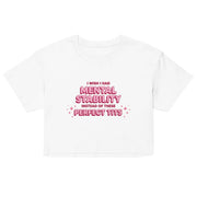 I wish I had mental stability instead of these perfect tits crop top