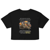 How come its always you're autistic and not thank you for telling me everything you know about WW2 Women’s crop top - Black / XS