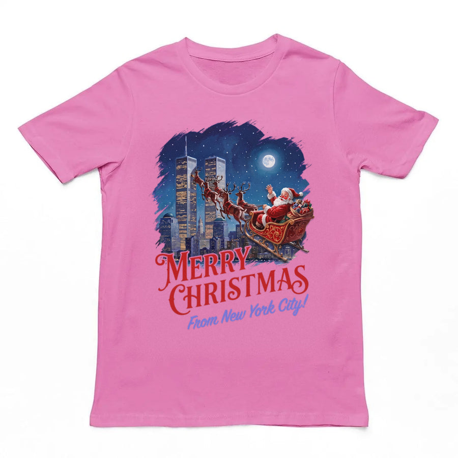Merry Christmas From New York City T-Shirt Orbital Clothing