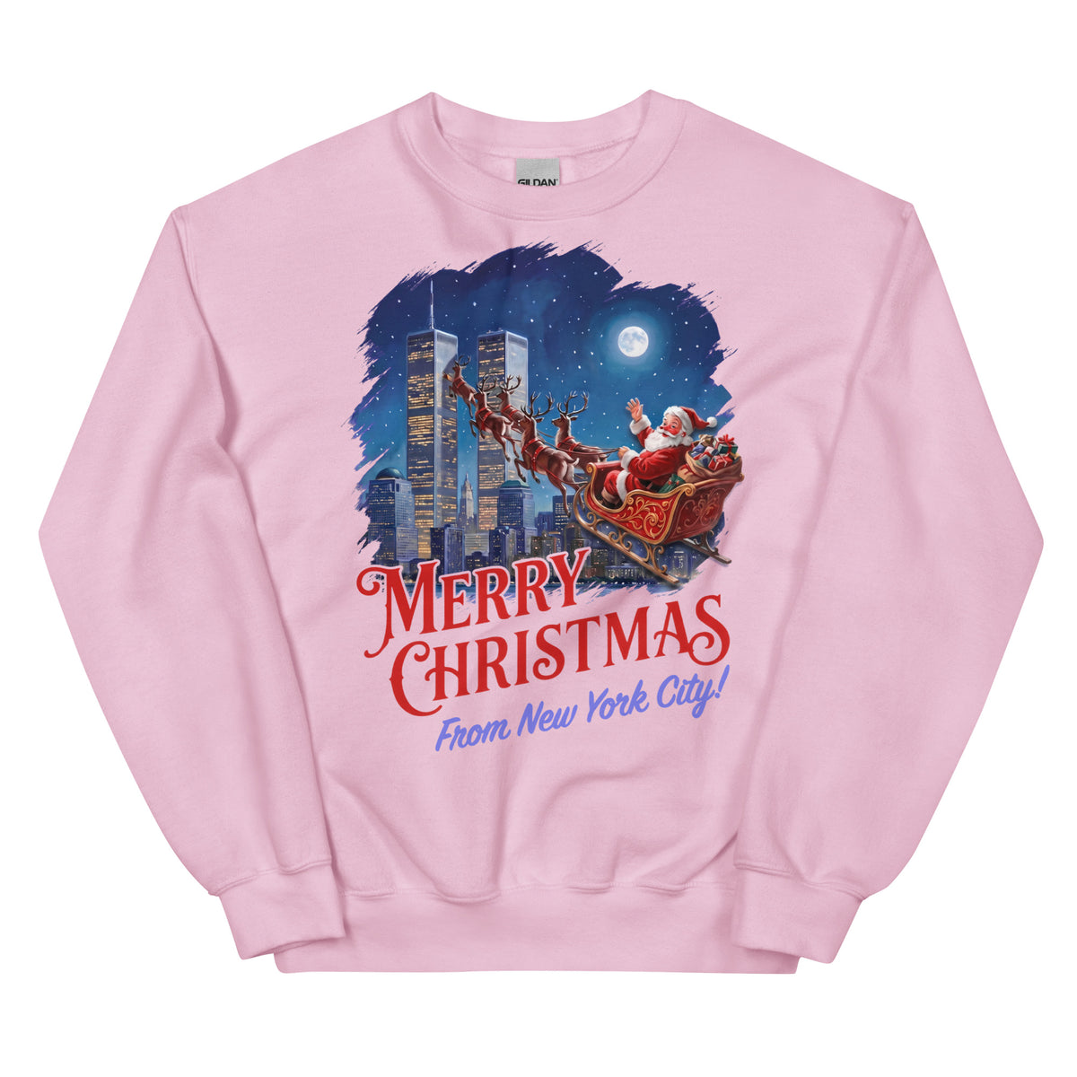 Merry Christmas From New York City Sweatshirt Orbital Clothing