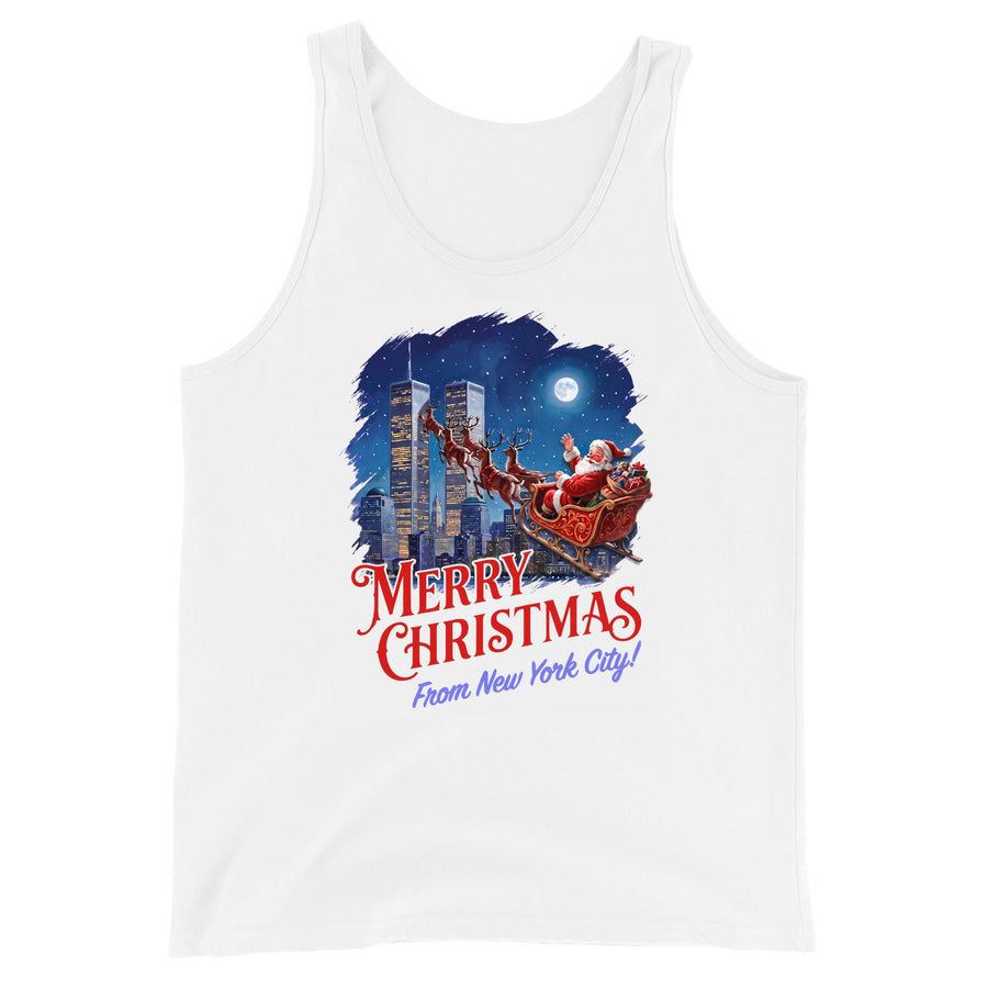 Merry Christmas From New York City Tank Top Orbital Clothing